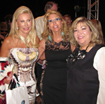 Madeleine Pickens with Christine Penrod and May Zawaideh